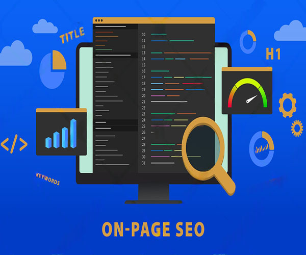 On-Page SEO Elements Infographic - Title Tags, Meta Descriptions, Headers, Content, Images, Internal Links, Schema Markup
