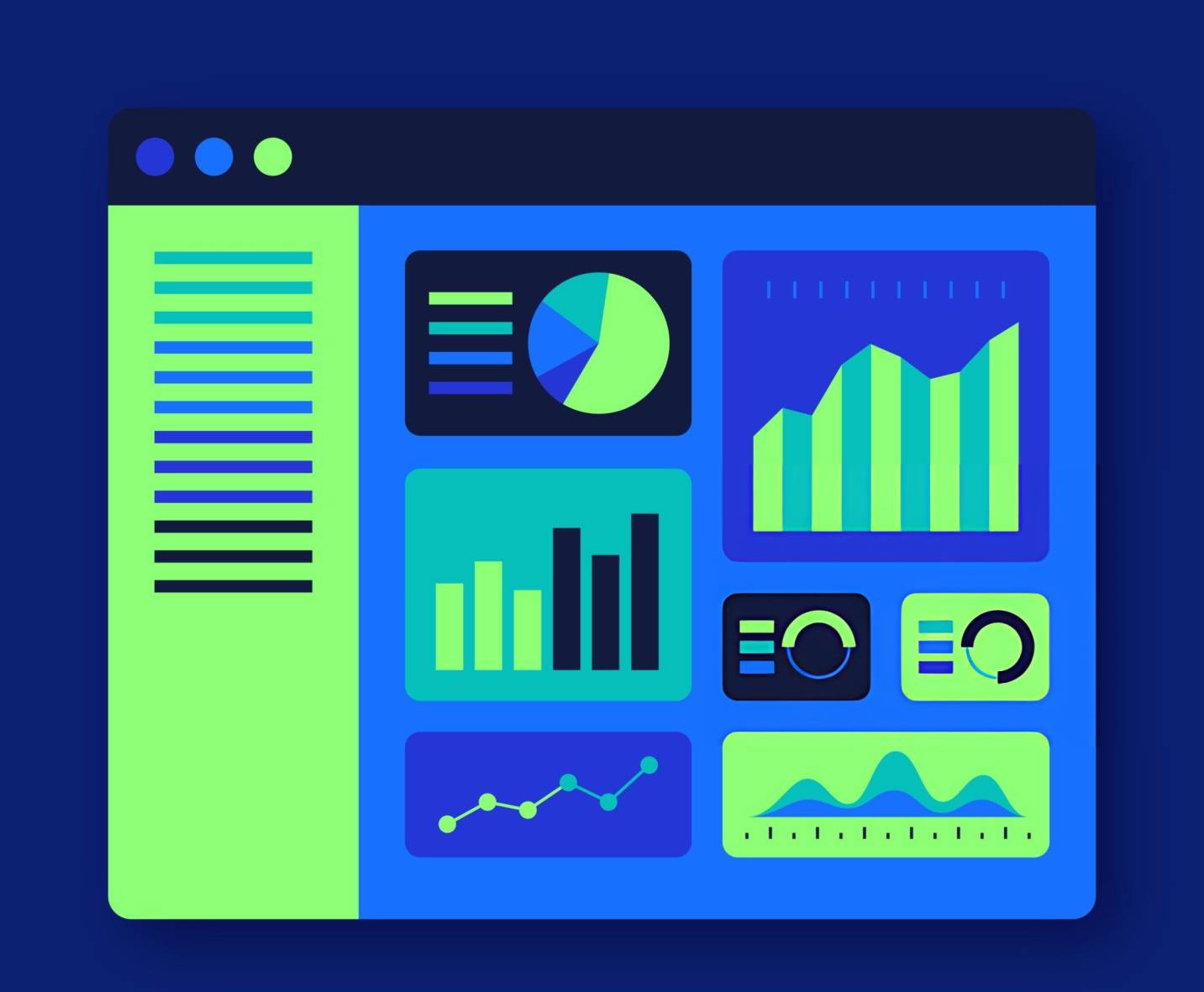 Email marketing campaign results dashboard showing open rates, click rates and revenue generated