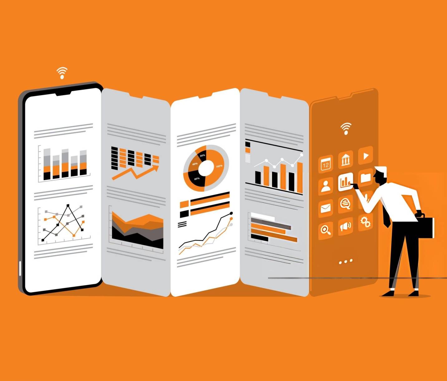 India mobile marketing statistics showing smartphone penetration, usage patterns and e-commerce growth